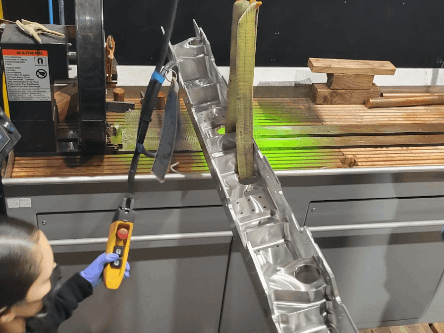 Aircraft X-Ray Magnetic Inspection